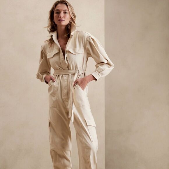 Banana Republic Pants - Banana Republic Andi Moleskin Flight Jumpsuit